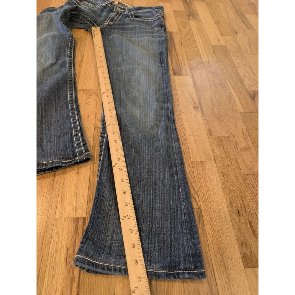 BKE Buckle Culture Low Rise Boot Cut Stretch Denim Jeans Women's Size 28 /30.5 - Picture 7 of 13